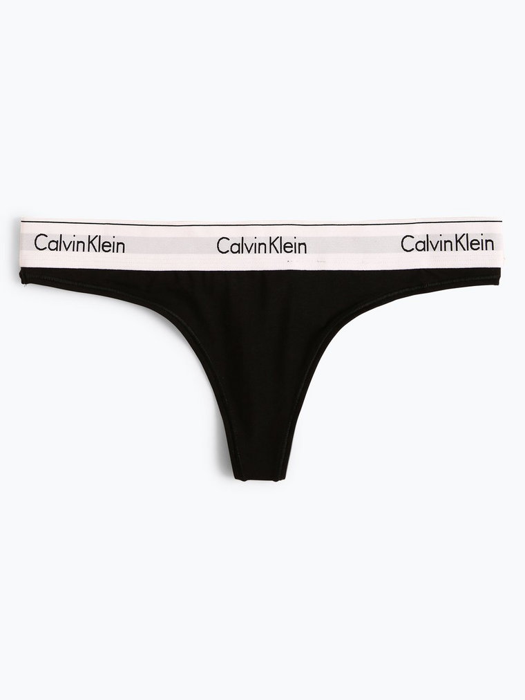 Calvin Klein - Stringi damskie, czarny
