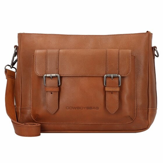 Cowboysbag Kinghorne Briefcase Leather 33 cm Laptop Compartment chestnut