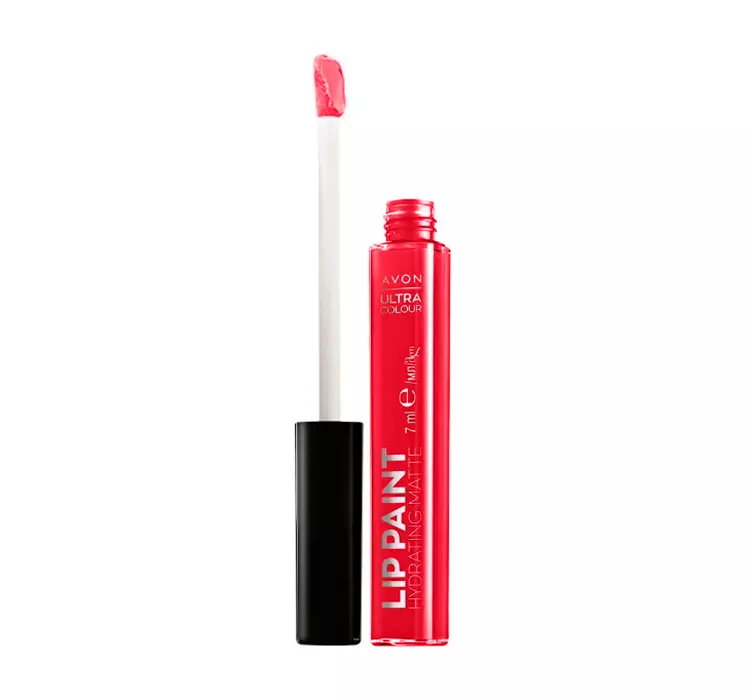 AVON ULTRA COLOUR LIP PAINT HYDRATING MATTE NAWILŻAJĄCA POMADKA W PŁYNIE GLAM RED 7ML