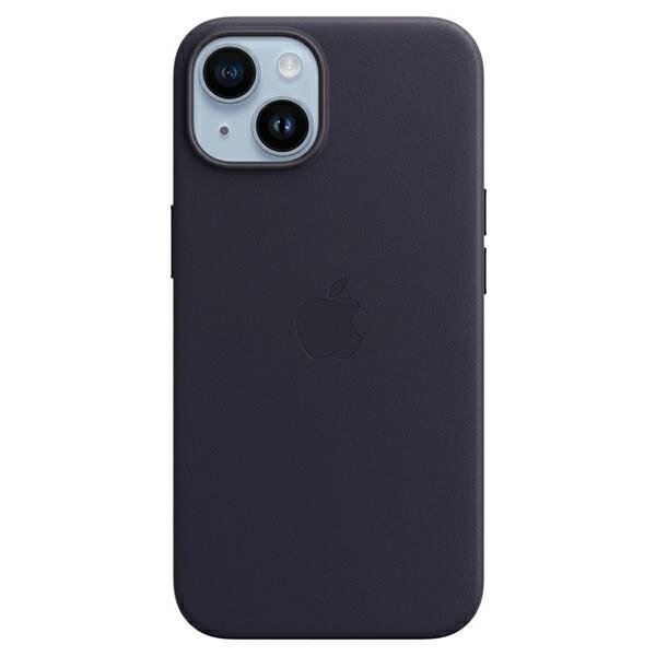 Etui Apple MPP63ZM/A iPhone 14 / 15 / 13 6.1" atramentowy/ink Leather Case MagSafe