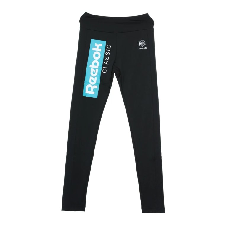 Czarne Legginsy Damskie Reebok