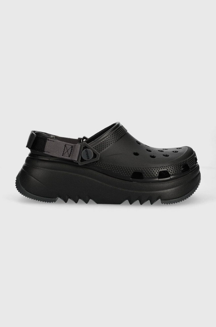 Crocs klapki Classic Hiker Xscape Clog damskie kolor czarny na platformie 208365