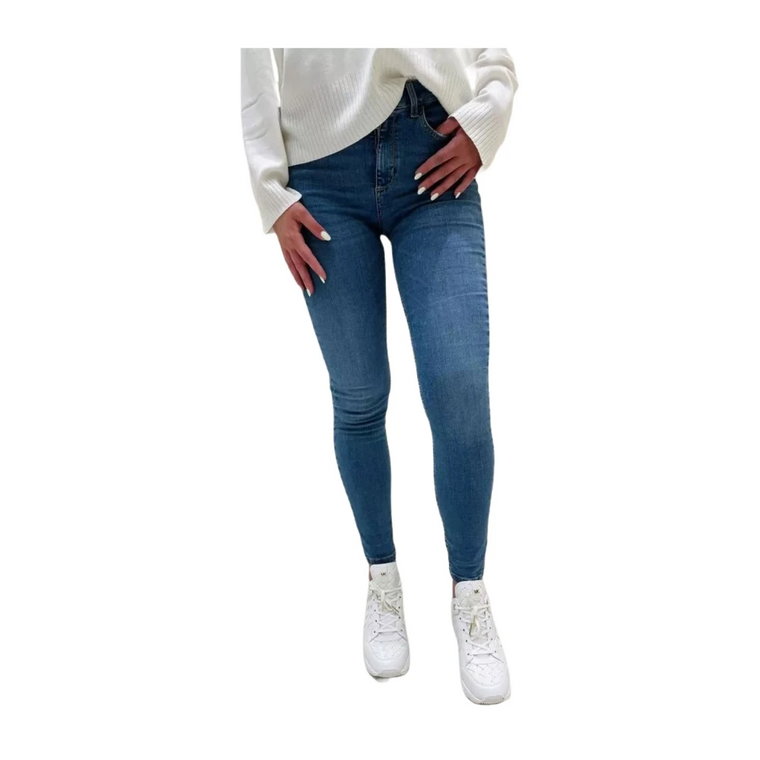 Klasyczne Niebieskie Jeansy Skinny Liu Jo