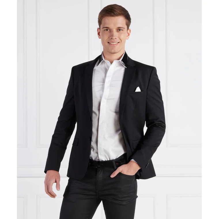 HUGO Wełniana marynarka ArtiM204X | Slim Fit