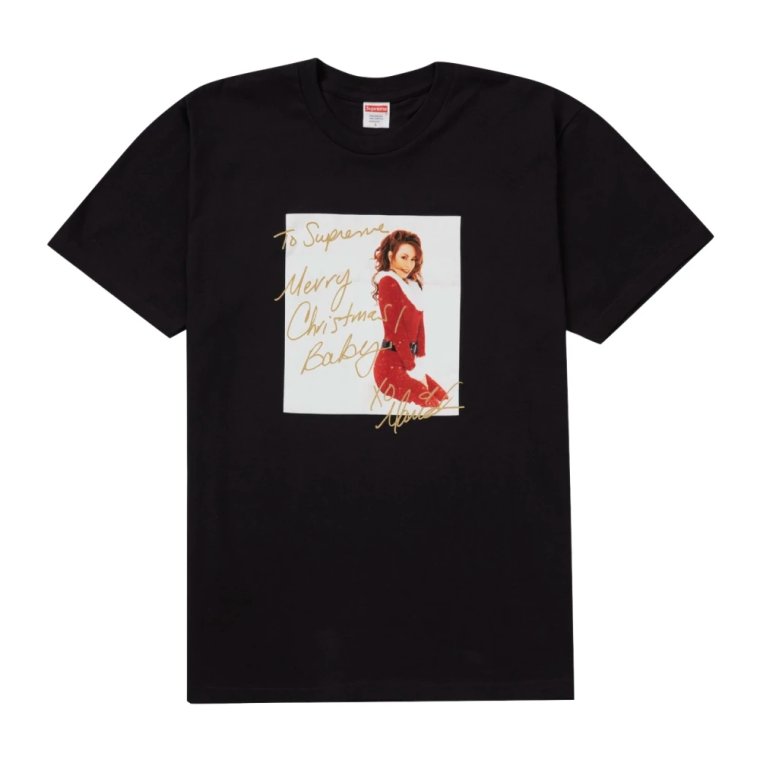 Limitowana edycja Mariah Carey Tee Czarny Supreme