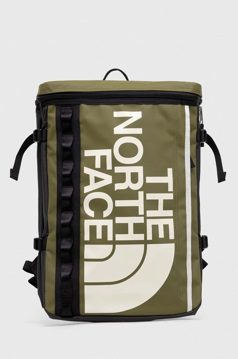 The North Face plecak kolor zielony duży z nadrukiem NF0A3KVRRMO1