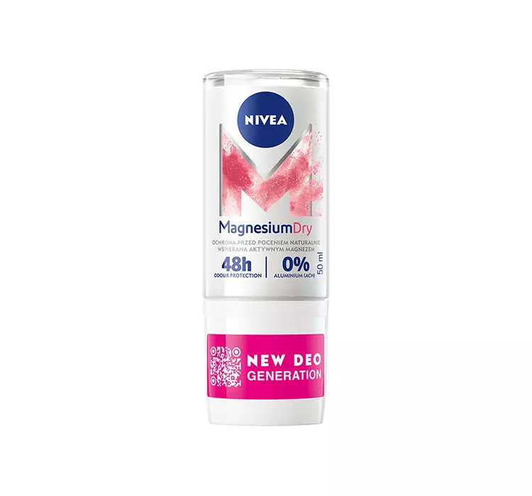 NIVEA MAGNESIUM DRY ORIGINAL DEZODORANT DLA KOBIET ROLL ON 50ML