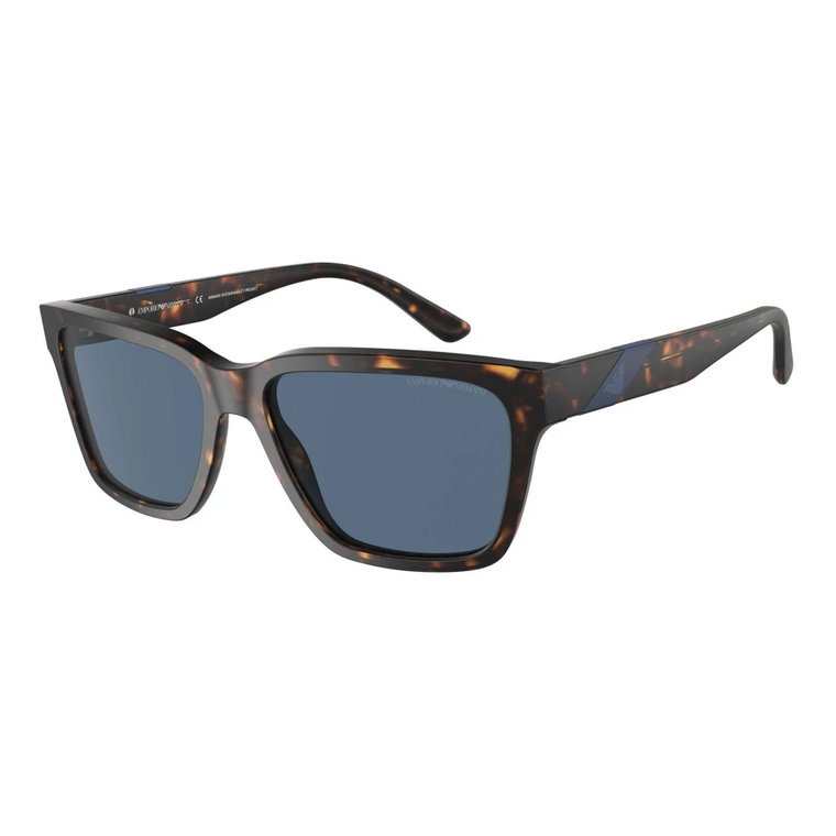 Okulary przeciwsłoneczne Matte Havana/Dark Blue Emporio Armani