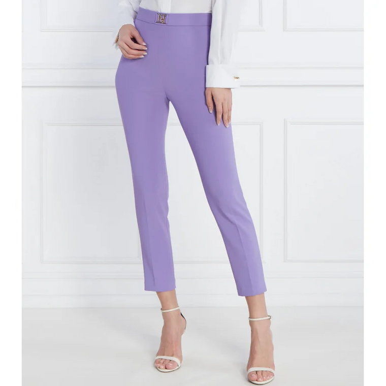 Elisabetta Franchi Spodnie cygaretki | Slim Fit