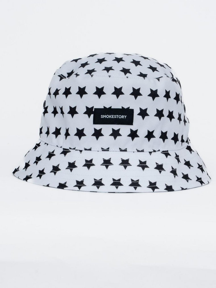 Bucket Hat Biały SSG Stars