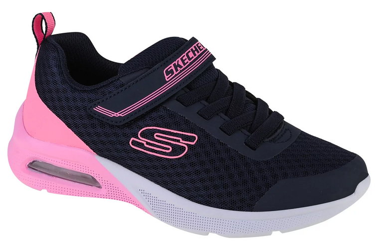 Skechers Microspec Max - Epic Brights 302343L-NVY, Dla dziewczynki, Granatowe, buty sneakers, tkanina, rozmiar: 28