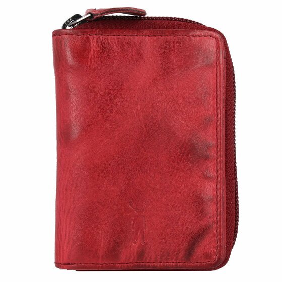 Jack Kinsky Nelson Wallet RFID Leather 11 cm rot