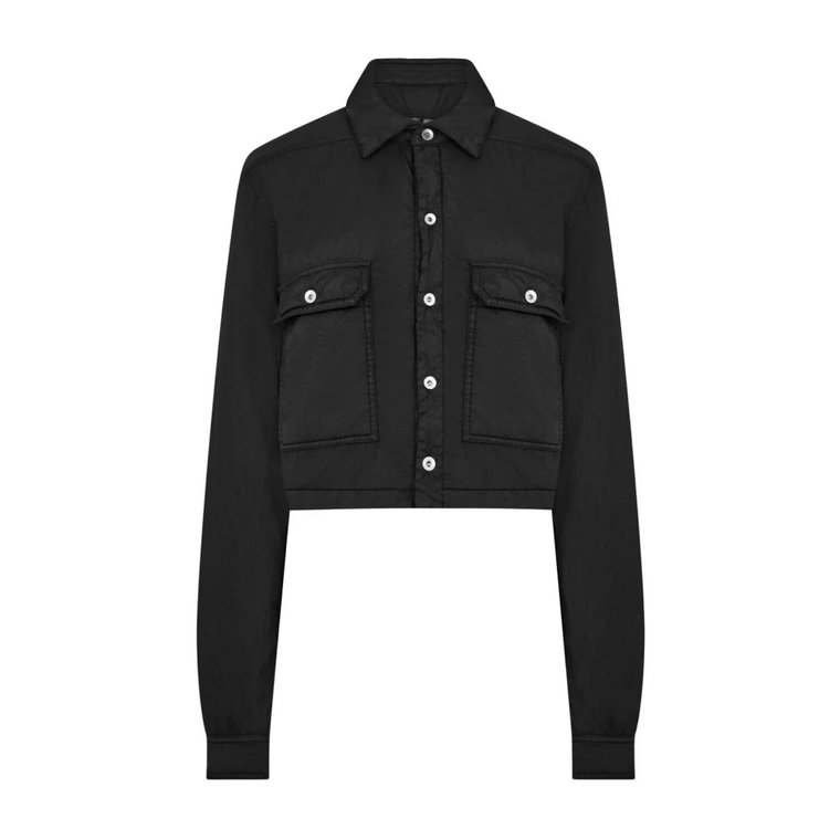 Kurtka z podszewką Cropped Outershirt Rick Owens