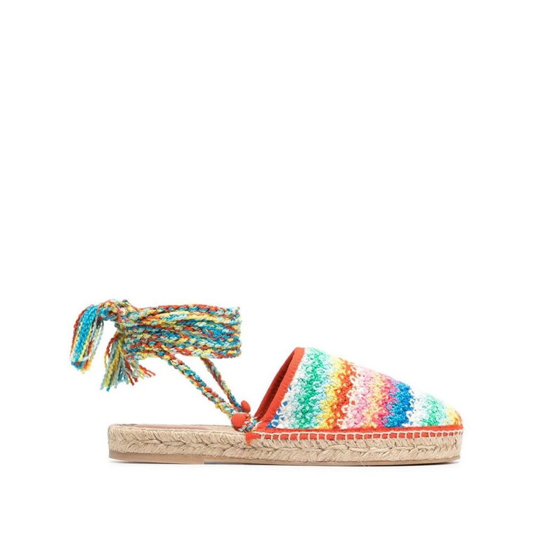 Espadryle w tęczowe wzory Alanui