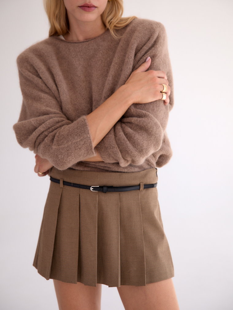 SWETER VELVET BEIGE