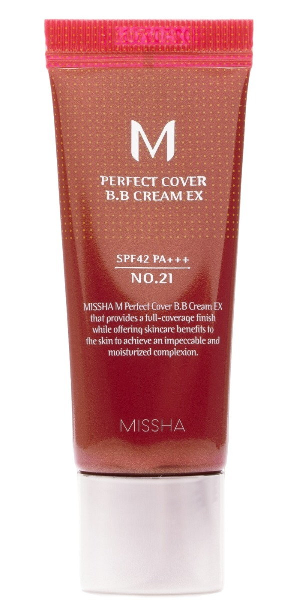 Missha M Perfect Cover SPF 42 PA+++ Krem BB No 21 Light Beige Light Beige 20 ml