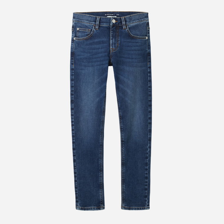 Młodzieżowe jeansy dla chłopca Tom Tailor 1041048 158 cm Granatowe (4067672320856). Jeansy chłopięce