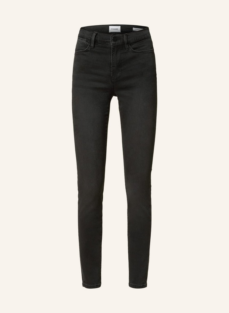 Frame Jeansy Skinny Le High Skinny schwarz