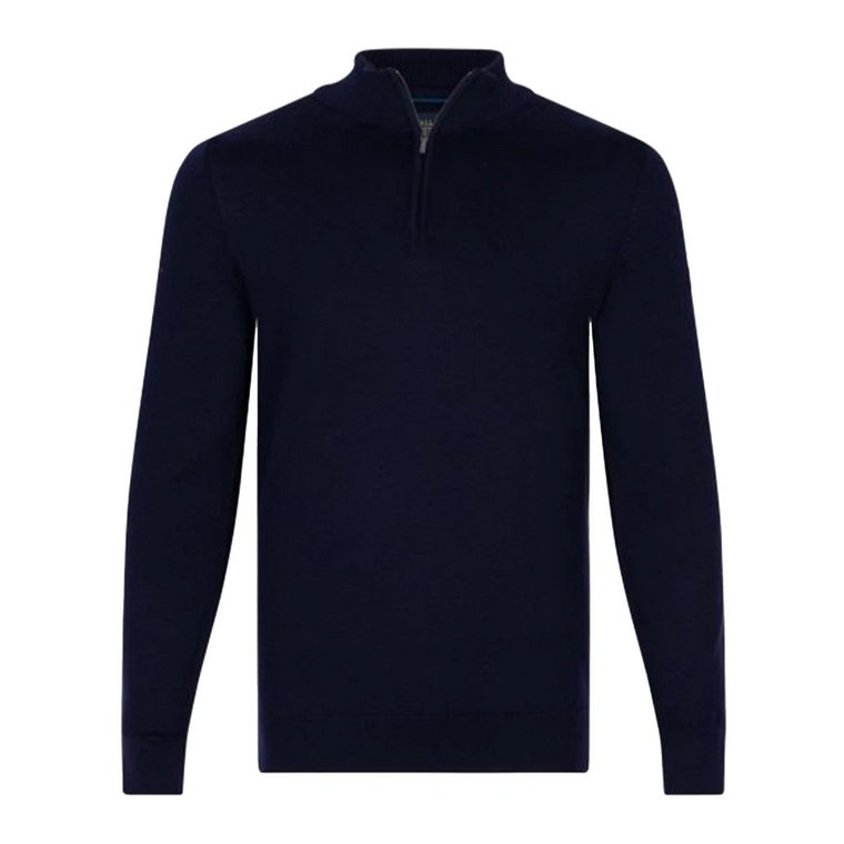 Niebieski Sweter z Merynosa 118235002 Cavallaro