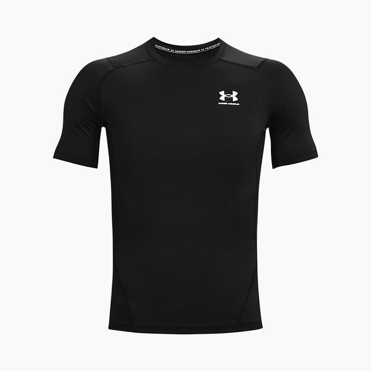 Koszulka treningowa męska Under Armour HG Armour Comp black/white | WYSYŁKA W 24H | 30 DNI NA ZWROT