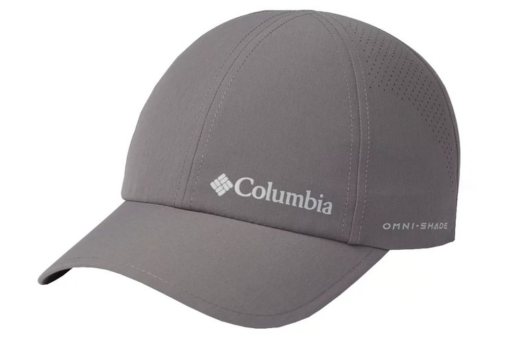 Columbia Silver Ridge III Ball Cap 1840071023, Męskie, Szare, czapki z daszkiem, nylon, rozmiar: One size