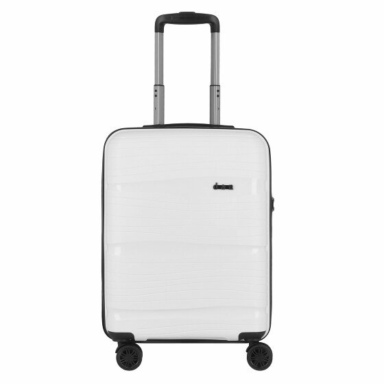 d&n Travel Line 4300 4 kółka Walizka kabinowy S 55 cm weiß