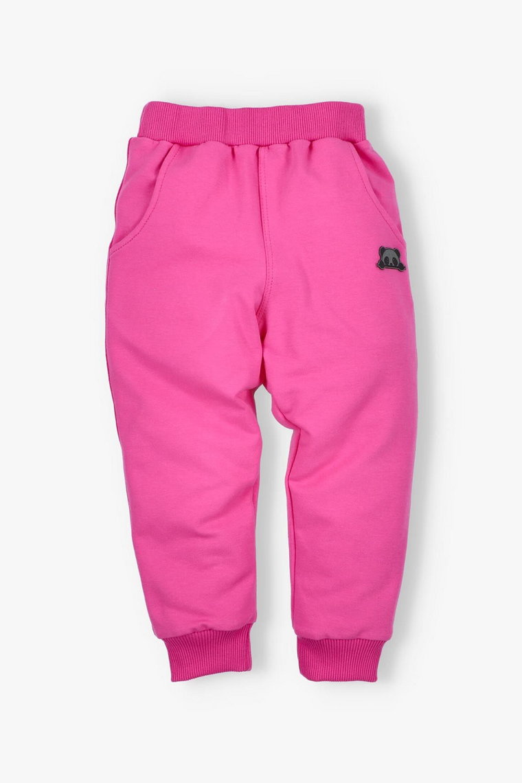 Spodnie Activ dla dziewczynki różowe