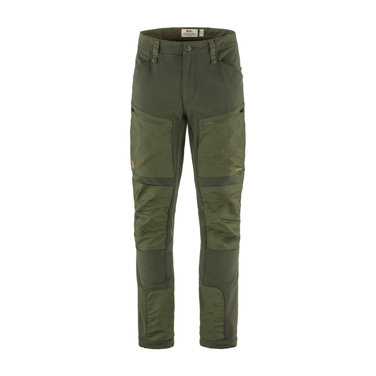 Męskie zimowe spodnie trekkingowe Fjallraven Keb Agile Winter Trousers Regular deep forest/laurel green - 46