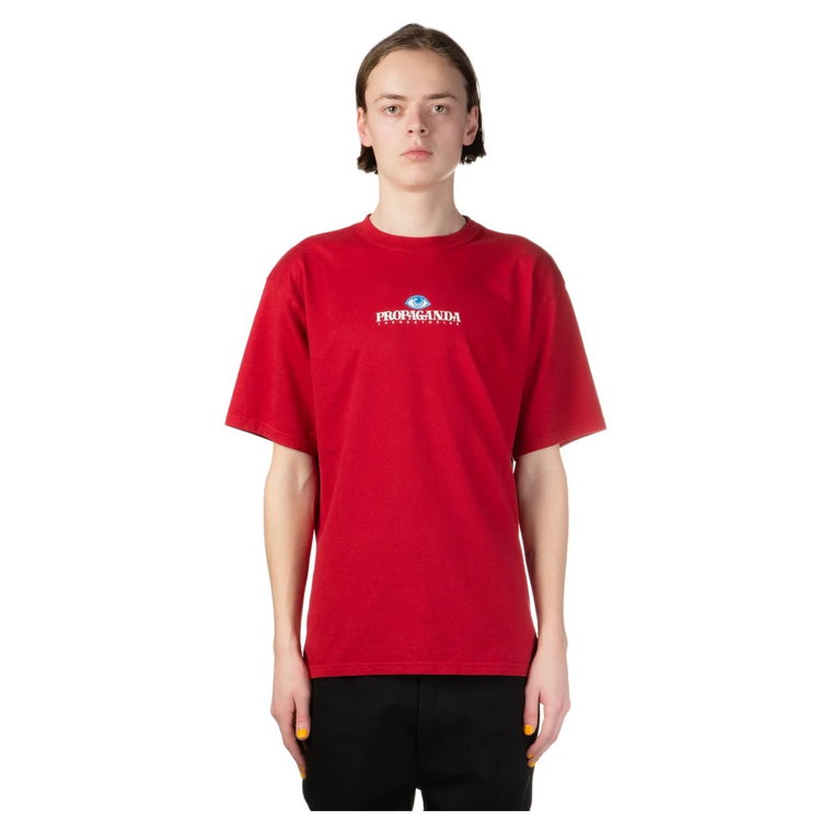 Czerwony T-shirt z grafiką Undercover
