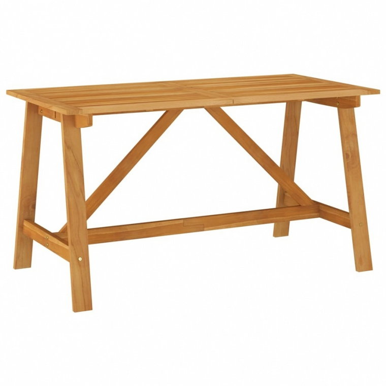 Stół jadalniany do ogrodu, 140x70x73,5 cm, lite drewno akacjowe kod: V-312406