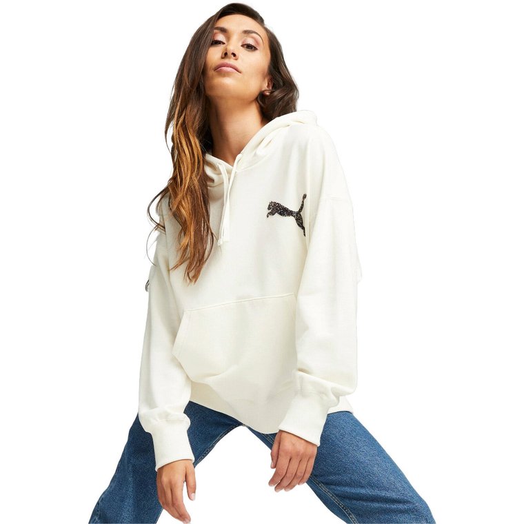 Bluza z kapturem Puma Swarovski Crystals Oversized Hoodie, Kobiety