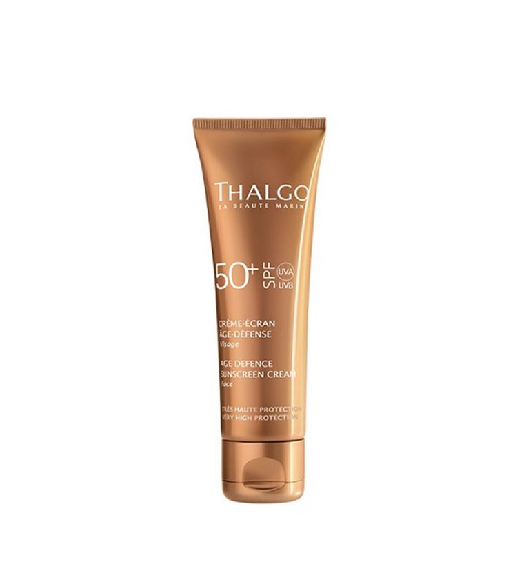 THALGO Age Defence Sun Screen Cream SPF 50+ Przeciwzmarszczkowy krem ochronny 50 ml