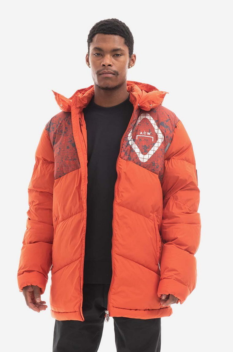 A-COLD-WALL* kurtka puchowa Panelled Down Jacket męska kolor pomarańczowy zimowa ACWMO107.-RUST