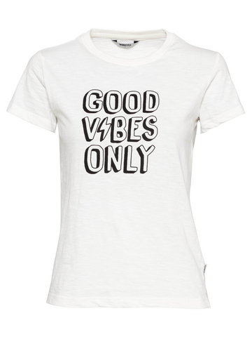Wemoto Koszulka 'VIBES'  czarny / biały