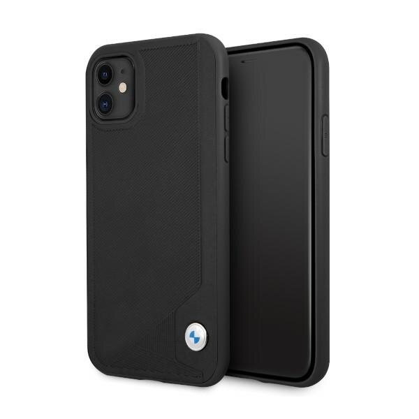 Etui BMW BMHCN61RCDPK iPhone 11 / Xr 6,1"  czarny/black hardcase Leather Deboss