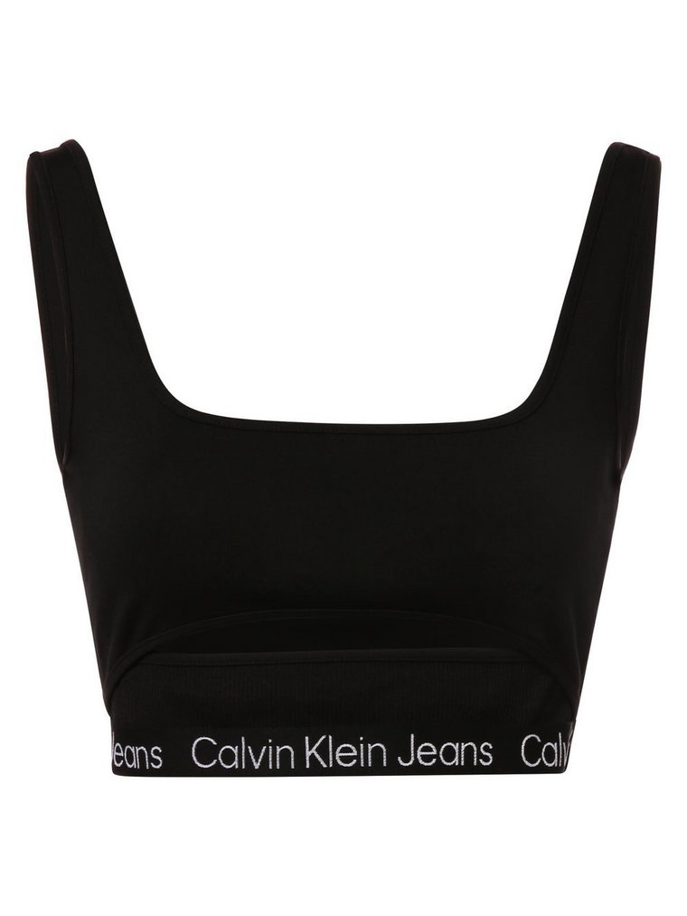 Calvin Klein Jeans - Top damski, czarny