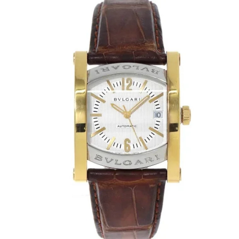 Pre-owned Leather watches Bvlgari Vintage
