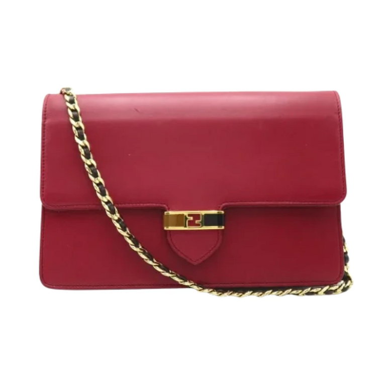 Pre-owned Leather crossbody-bags Fendi Vintage