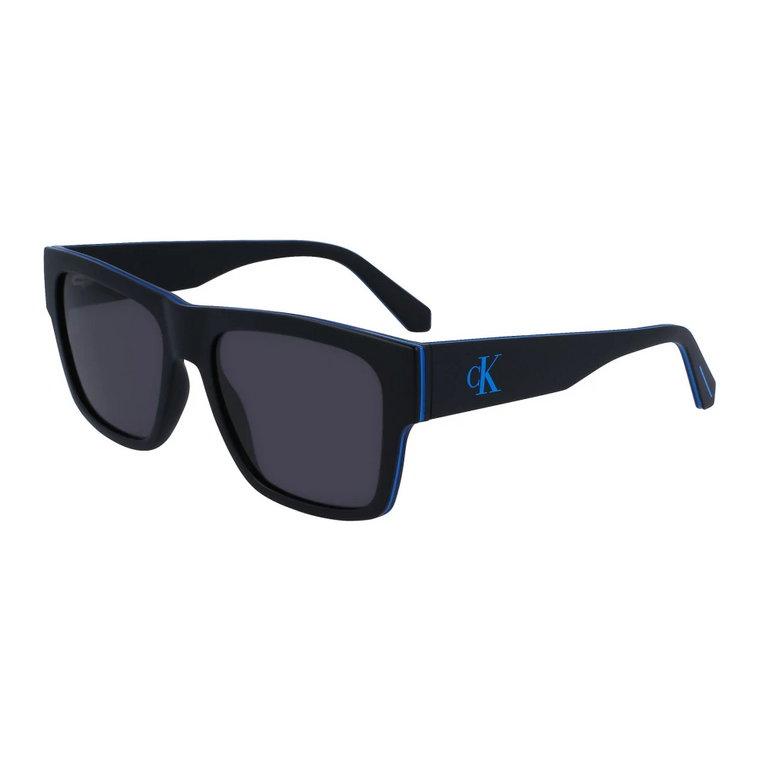 Matowe Czarne Okulary Przeciwsłoneczne Ckj23605S Calvin Klein