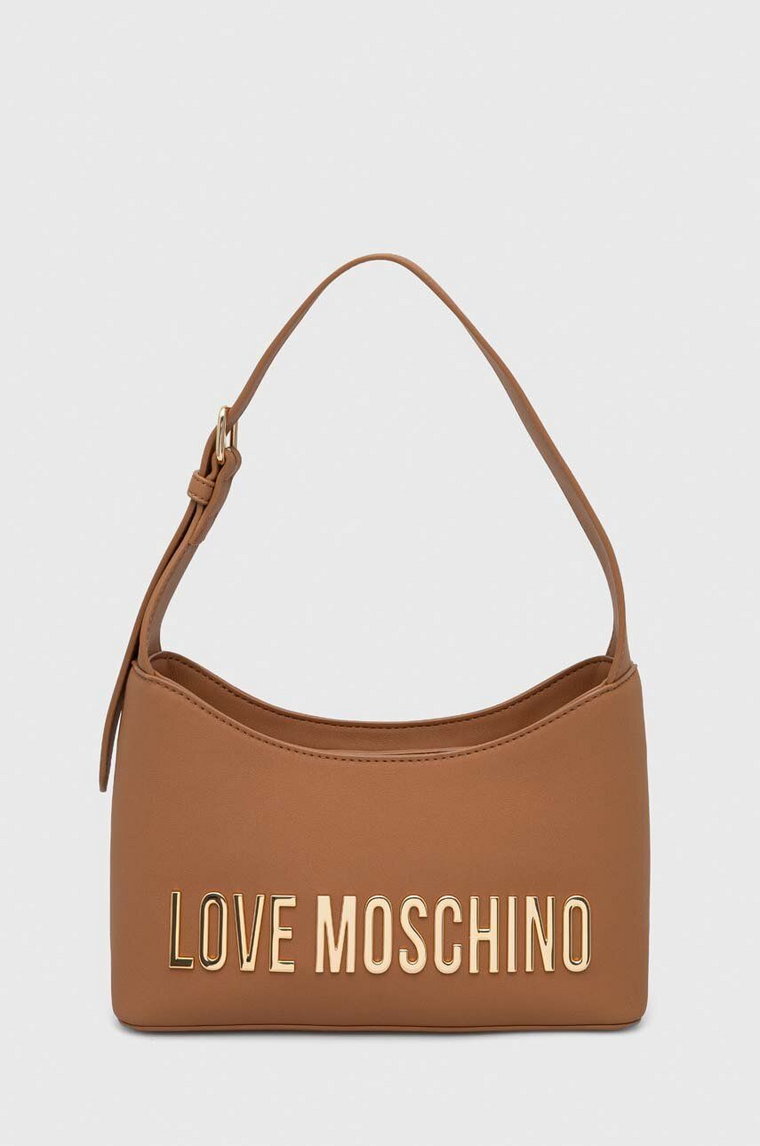 Love Moschino torebka kolor brązowy