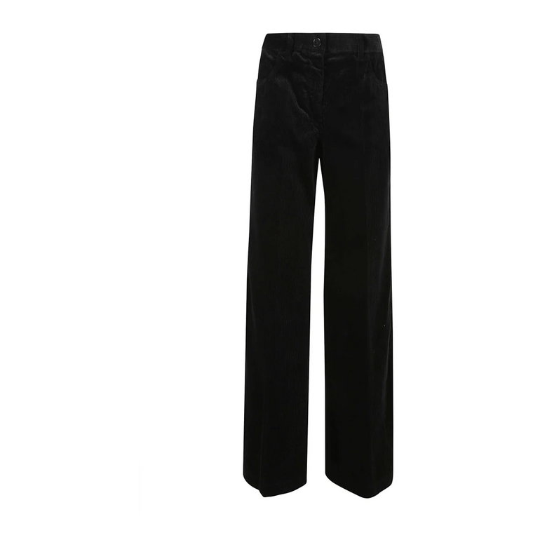 Czarny Pantalone Mod.0156 Aspesi