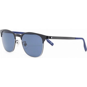 Montblanc, Sunglasses Mb0183S 003 Niebieski, male,