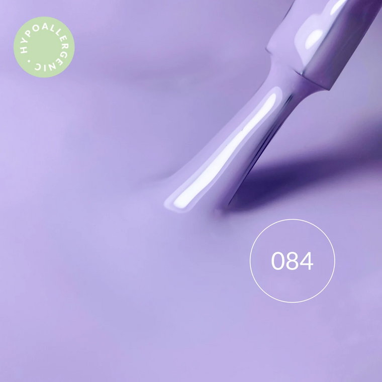 Lakier hybrydowy hipoalergiczny pastelowy jasny fiolet 7ml - Sunrise Violet 084