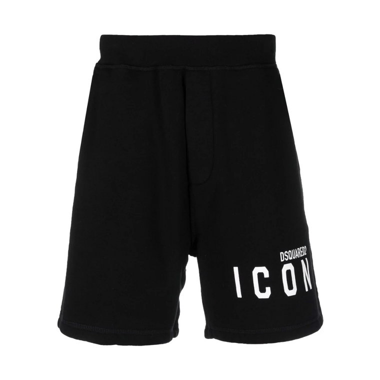 Icon Shorts - Czarne, L Dsquared2