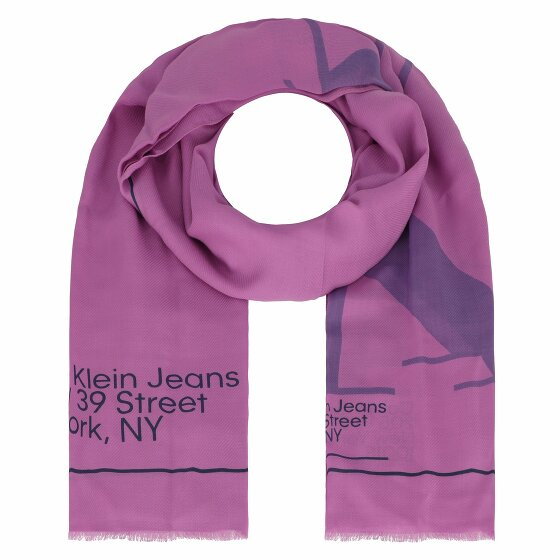 Calvin Klein Jeans Założony szalik 180 cm iris orchid