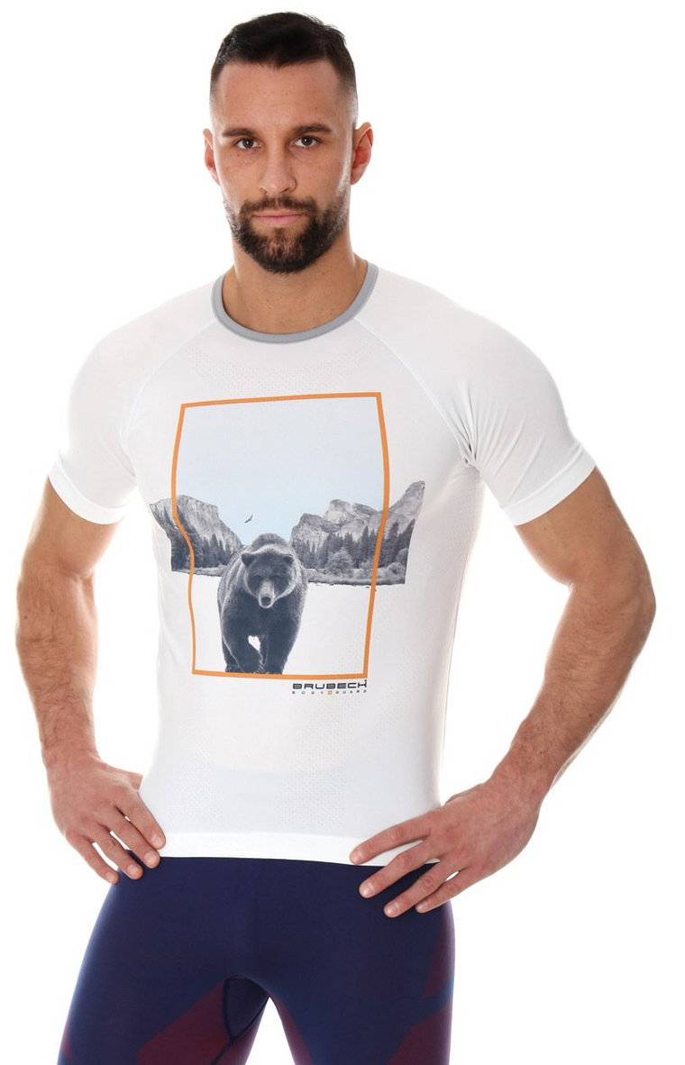 SS13240A  koszulka męska Running Air, Kolor biały, Rozmiar S, Brubeck