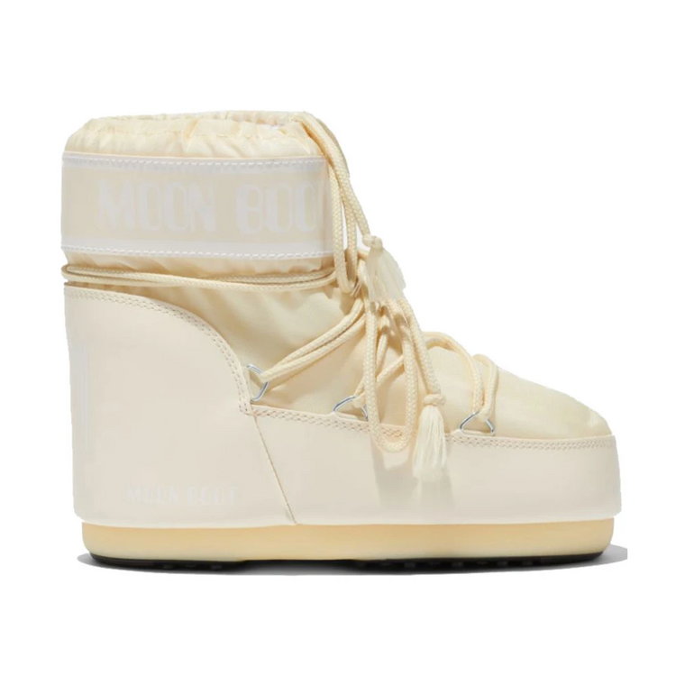 Cream Icon Low Nylon Sneakers Moon Boot