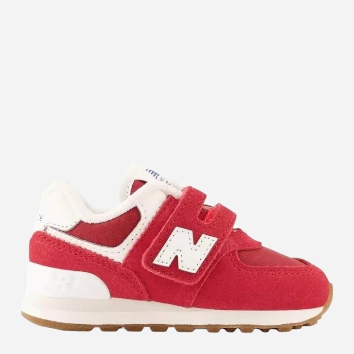 Buty sportowe dziecięce dla dziewczynki New Balance 574 IV574RR1 20 (4US) Czerwone (196307201124). Buty sportowe dziewczęce