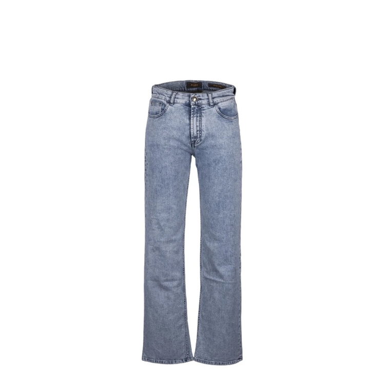 Indigo Boot Cut Spodnie Moorer