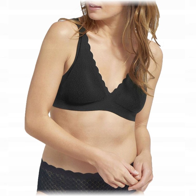 Sloggi by Triumph Zero Feel Lace Bralette r. M Black